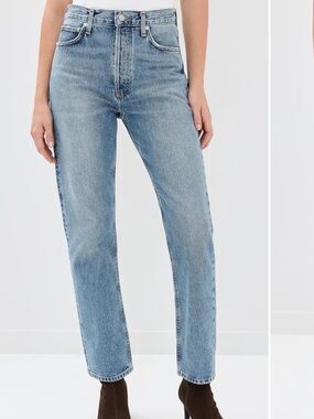 Agolde 90s Pinch Waist High Rise Straight Jeans